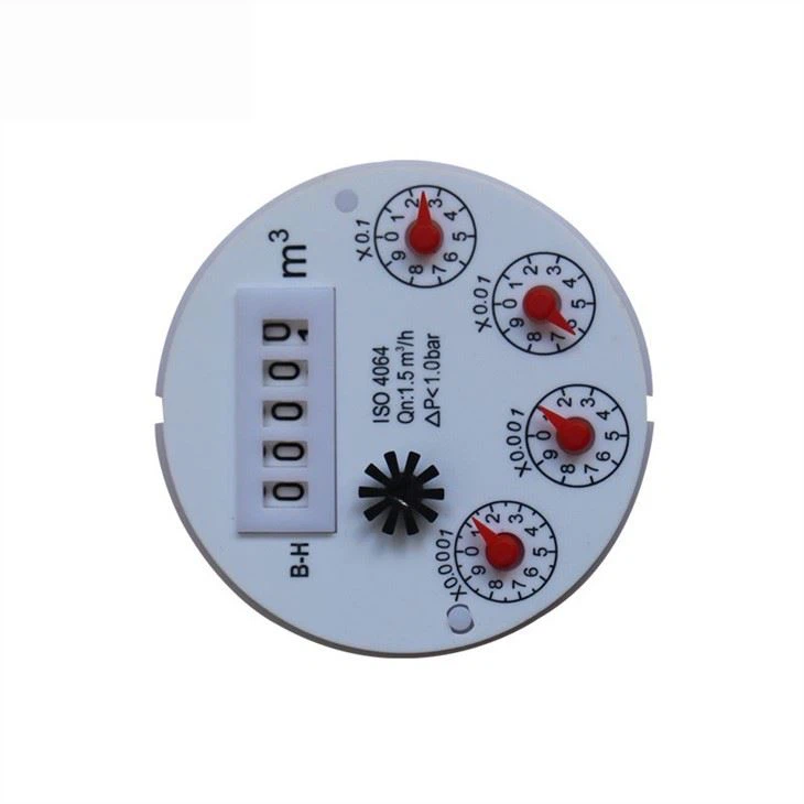 DN15mm Multi Jet Plastic Water Meter Mechanism