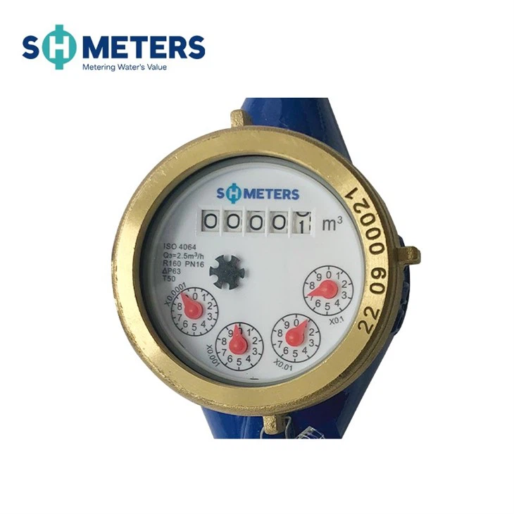 Class C Multi Jet Dry Type Water Meter For Domestic Residential