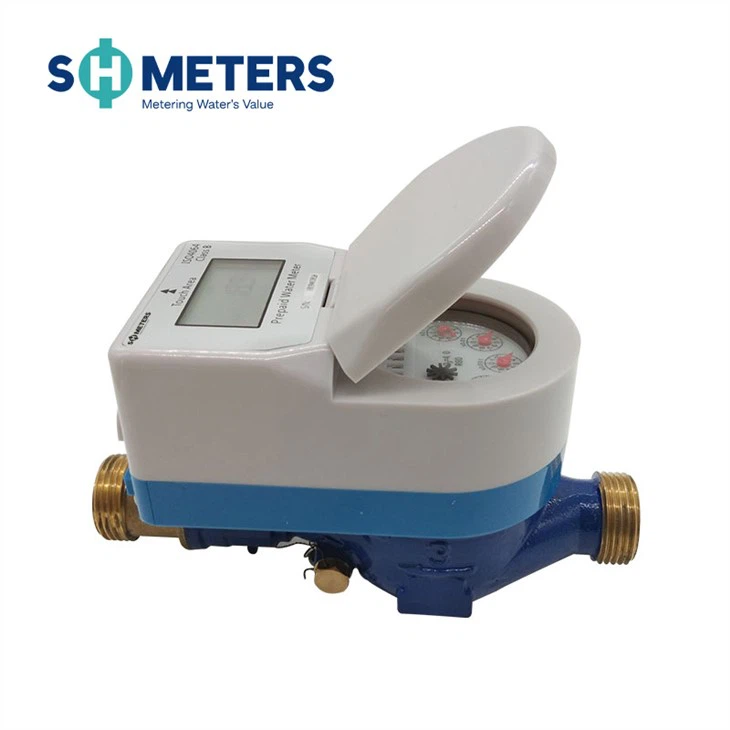 DN25 Brass Material IC Card Prepaid Water Meters
