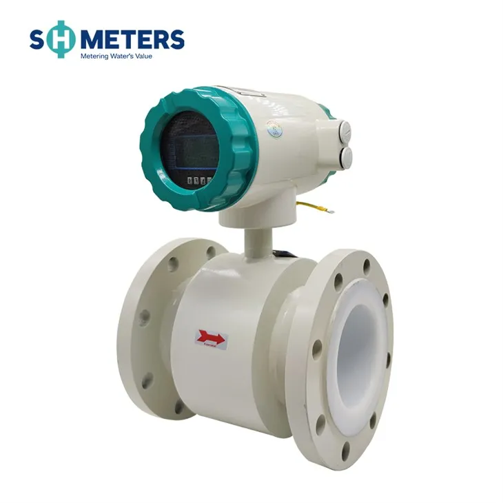 DN50 Electromagnetic Flow Meter Mini Seawater Tap Water Liquid Control Intelligent Magnetic Electromagnetic Flowmeter
