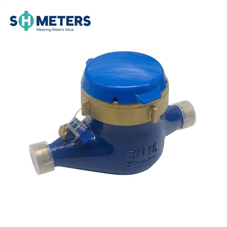 Multi Jet Dry Dial Water Meter CLASS B Brass Water Meter 1/2 R160