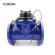 Remote Bulk Flow Smart Water Meter Line Size 2-24 Inch Iso