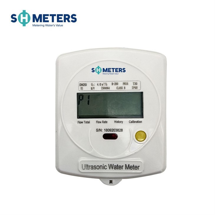 Smart Digital Ultrasonic Water Meter Lcd Display