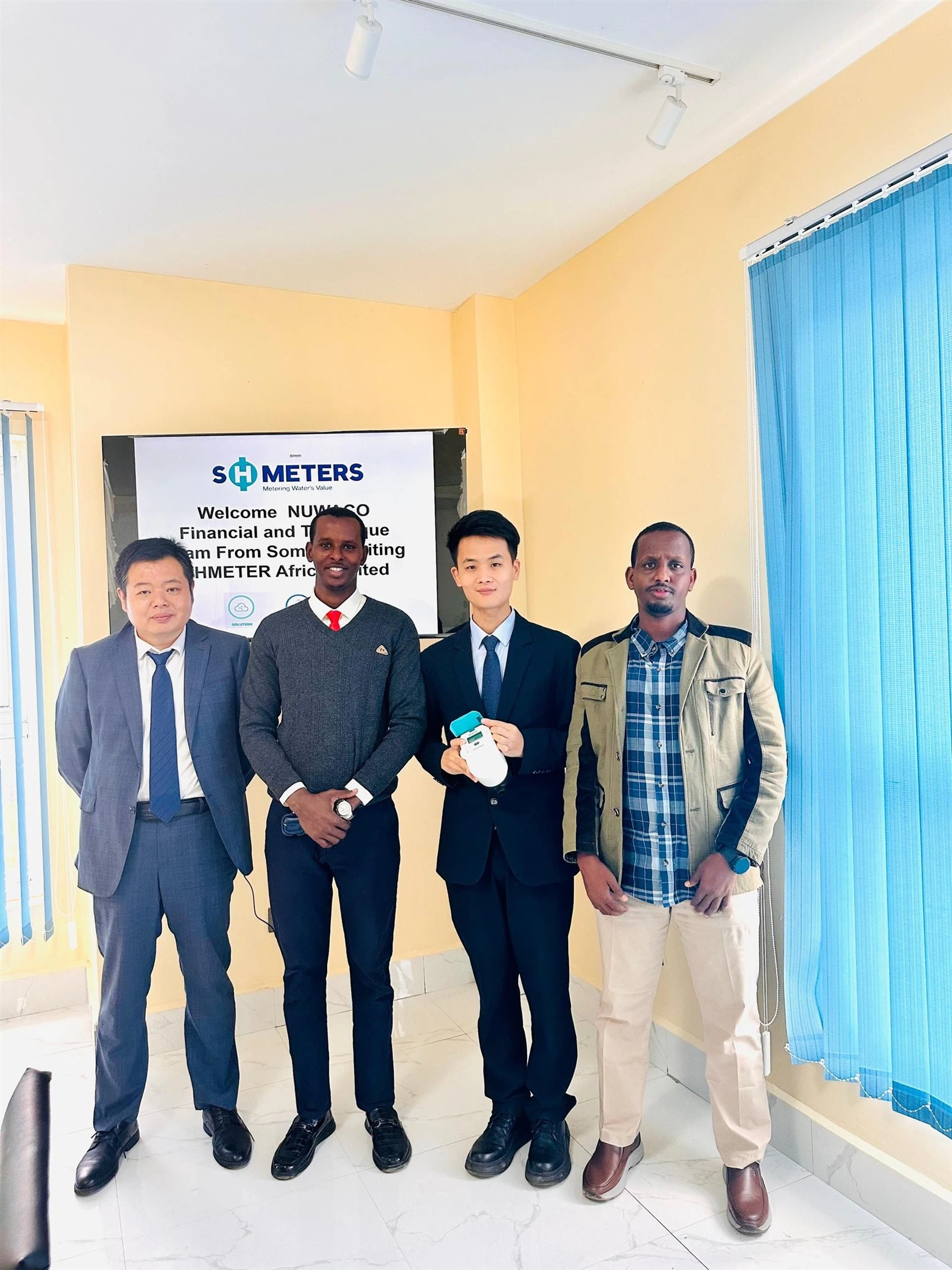 S.H.Meters Kenya Branch Office Welcomes NUWACO Team for Smart Metering Visit S.H.Meters Kenya Branch Office Welcomes NUWACO Team for Smart Metering Visit