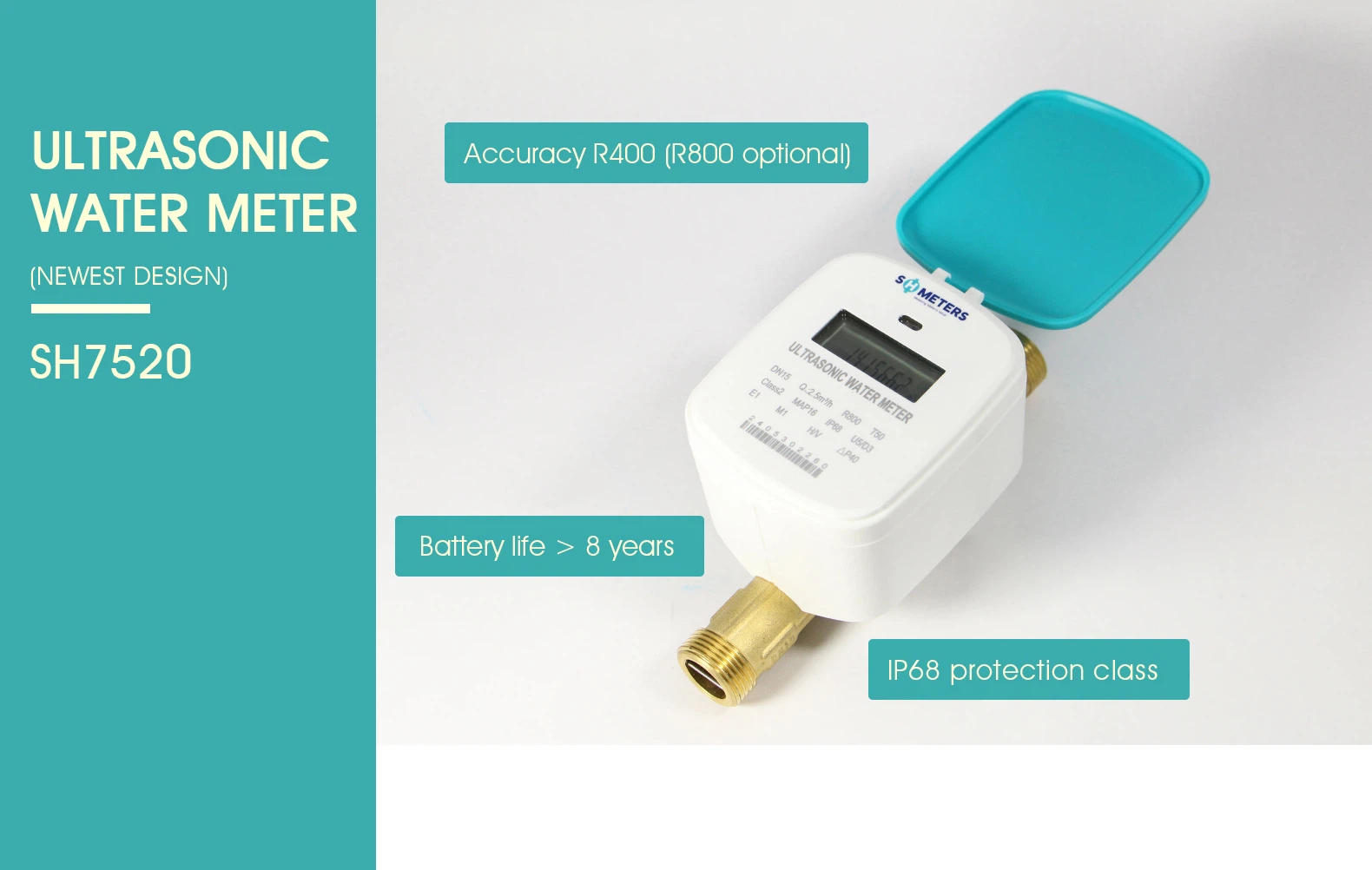 Ultrasonic water meterSH7520 Ultrasonic water meterSH7520
